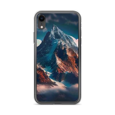 Berge und Nebel - iPhone Schutzhülle (durchsichtig) berge xxx iPhone XR