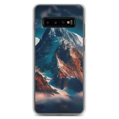 Berge und Nebel - Samsung Schutzhülle (durchsichtig) berge xxx Samsung Galaxy S10+