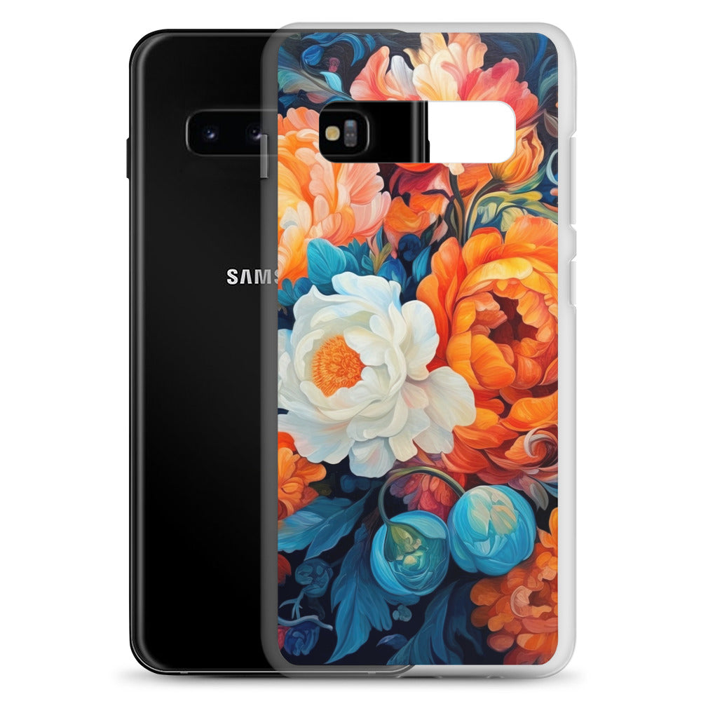 Bunte Blumen - Schöne Malerei - Samsung Schutzhülle (durchsichtig) camping xxx