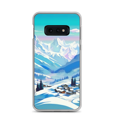 Berge und Schnee - Landschaft - Samsung Schutzhülle (durchsichtig) ski xxx Samsung Galaxy S10e