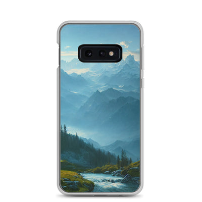 Gebirge, Wald und Bach - Samsung Schutzhülle (durchsichtig) berge xxx Samsung Galaxy S10e
