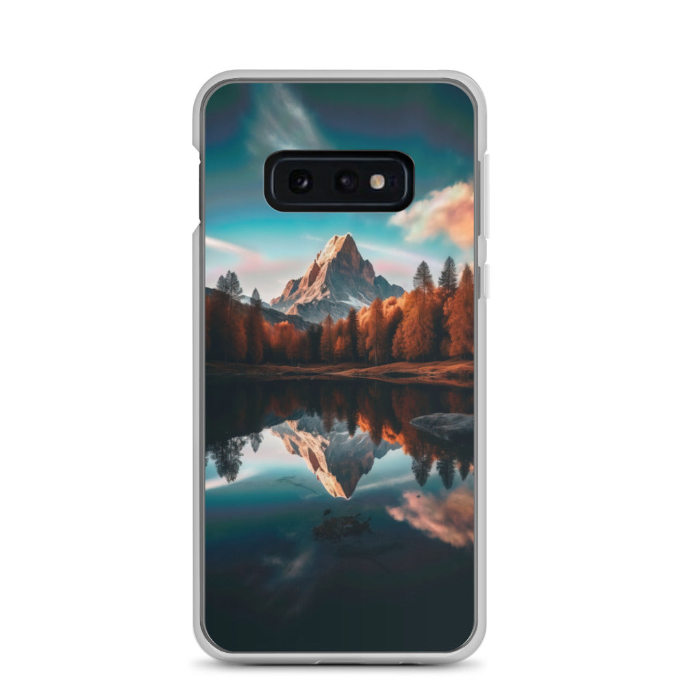 Bergsee, Berg und Bäume - Foto - Samsung Schutzhülle (durchsichtig) berge xxx Samsung Galaxy S10e