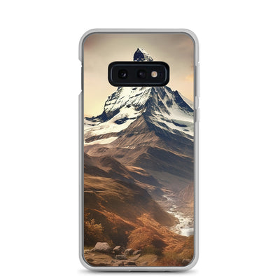 Matterhorn - Epische Malerei - Landschaft - Samsung Schutzhülle (durchsichtig) berge xxx Samsung Galaxy S10e