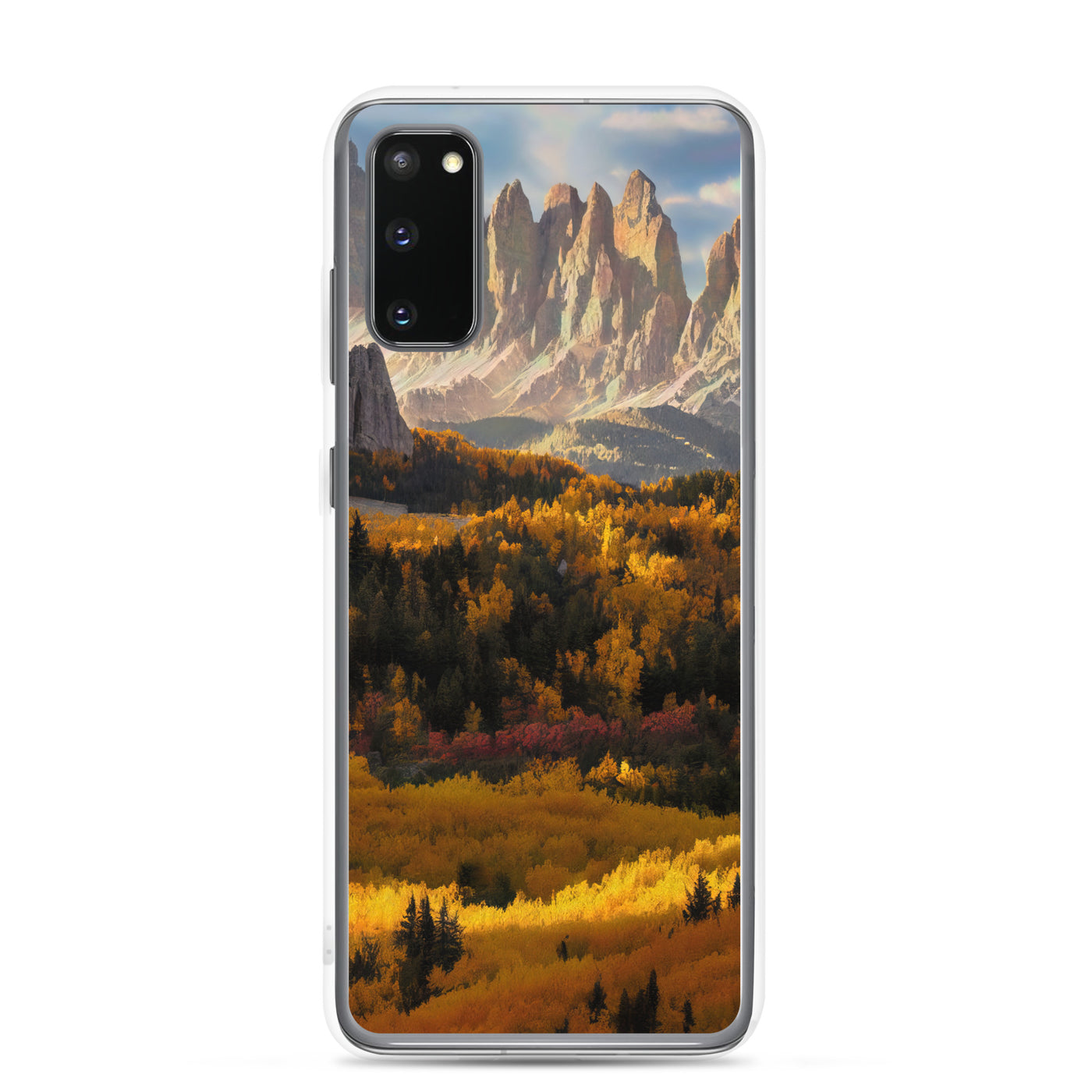Dolomiten Berge - Malerei - Samsung Schutzhülle (durchsichtig) berge xxx Samsung Galaxy S20