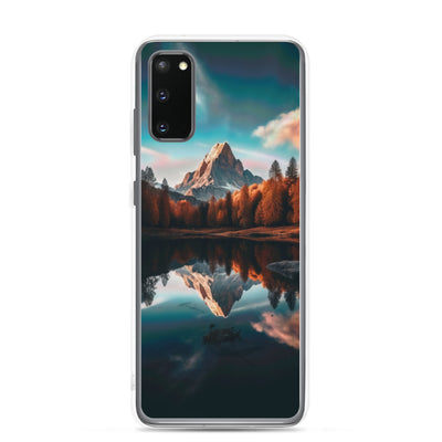 Bergsee, Berg und Bäume - Foto - Samsung Schutzhülle (durchsichtig) berge xxx Samsung Galaxy S20