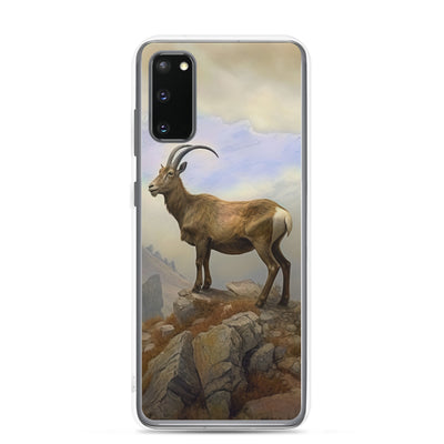 Steinbock am Berg - Wunderschöne Malerei - Samsung Schutzhülle (durchsichtig) berge xxx Samsung Galaxy S20