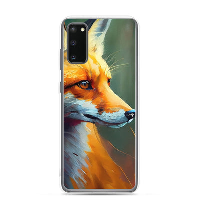 Fuchs - Ölmalerei - Schönes Kunstwerk - Samsung Schutzhülle (durchsichtig) camping xxx Samsung Galaxy S20