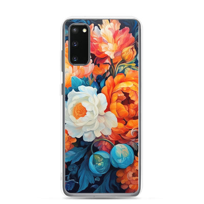 Bunte Blumen - Schöne Malerei - Samsung Schutzhülle (durchsichtig) camping xxx Samsung Galaxy S20