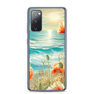 Blumen, Meer und Sonne - Malerei - Samsung Schutzhülle (durchsichtig) camping xxx