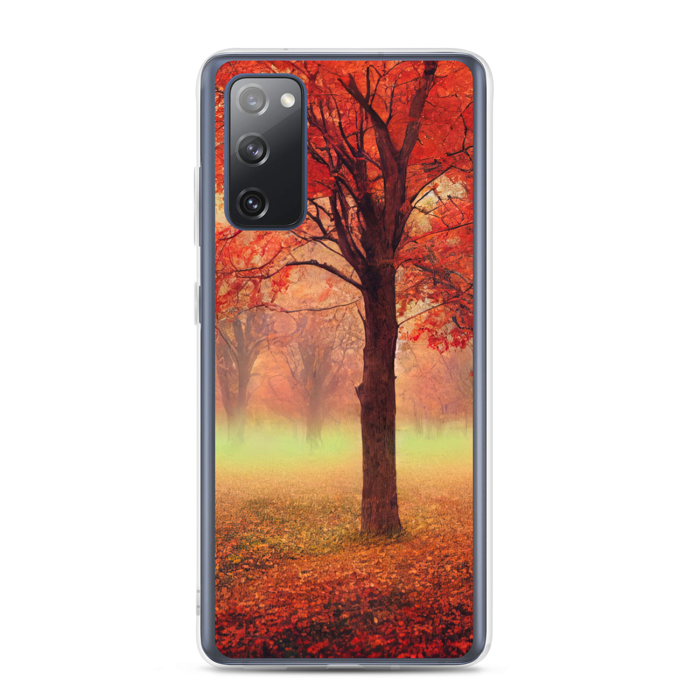 Wald im Herbst - Rote Herbstblätter - Samsung Schutzhülle (durchsichtig) camping xxx Samsung Galaxy S20 FE