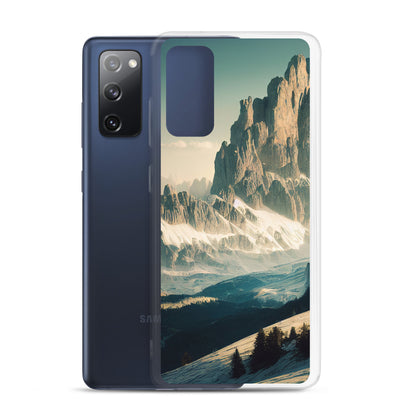 Dolomiten - Landschaftsmalerei - Samsung Schutzhülle (durchsichtig) berge xxx