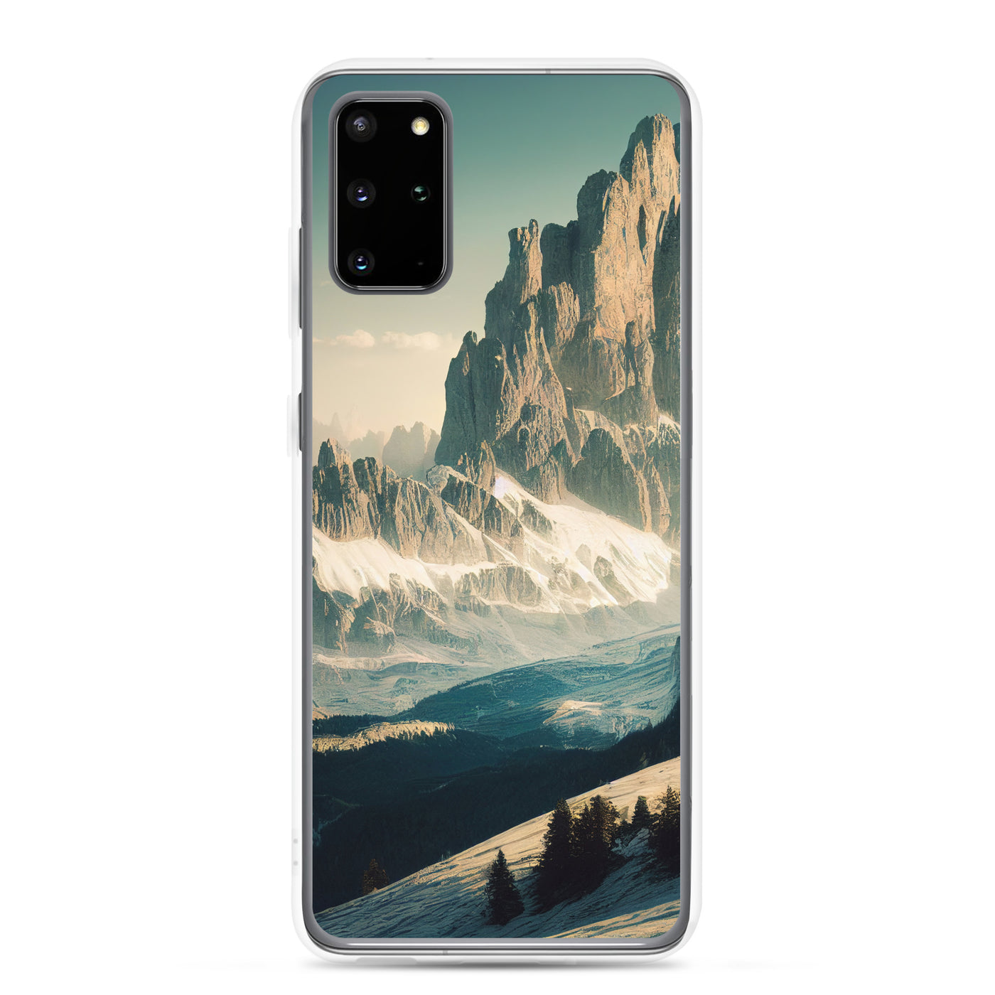 Dolomiten - Landschaftsmalerei - Samsung Schutzhülle (durchsichtig) berge xxx Samsung Galaxy S20 Plus