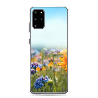 Foto von Blumen im Sonnenschein - Nahaufnahme - Samsung Schutzhülle (durchsichtig) camping xxx Samsung Galaxy S20 Plus