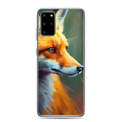 Fuchs - Ölmalerei - Schönes Kunstwerk - Samsung Schutzhülle (durchsichtig) camping xxx Samsung Galaxy S20 Plus