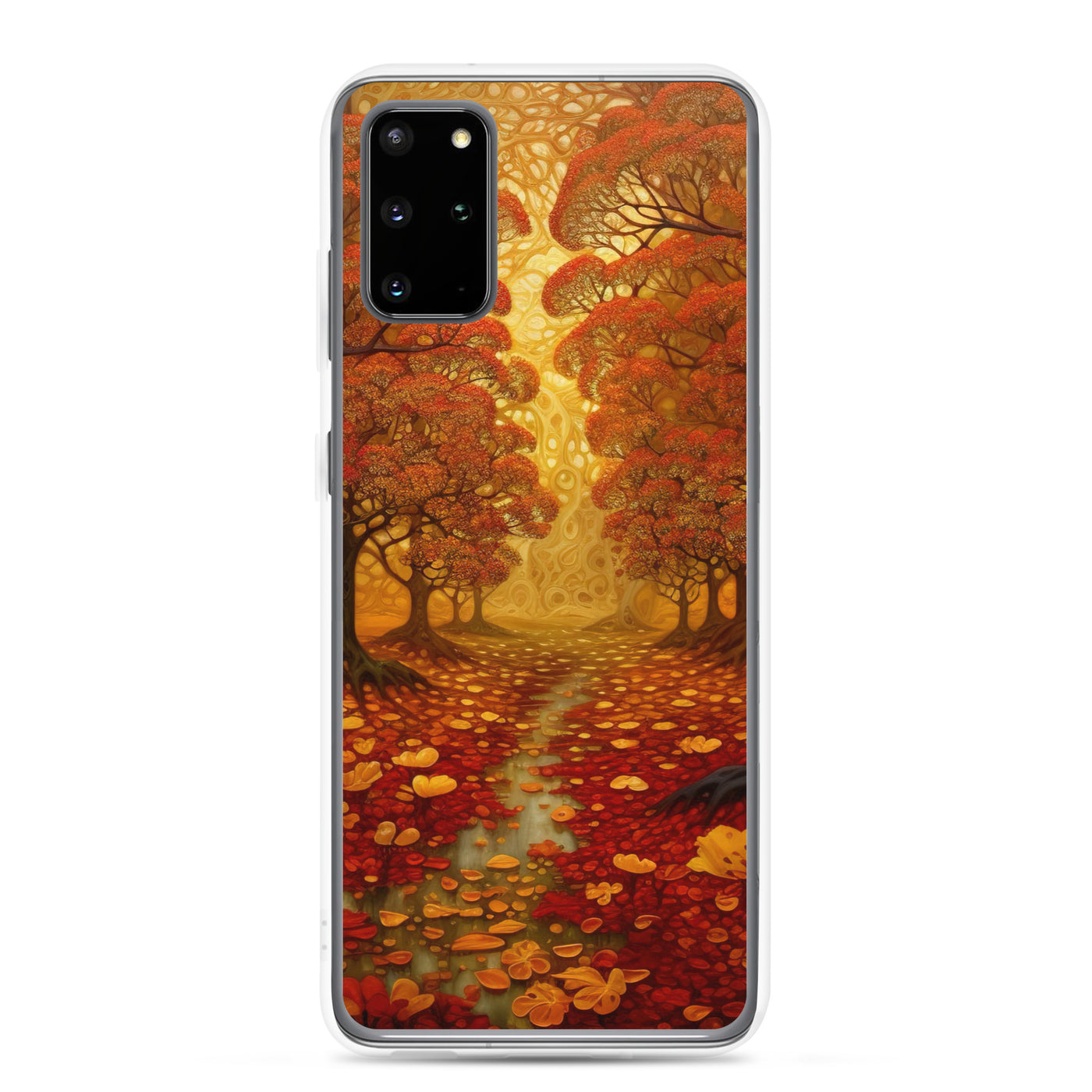 Wald im Herbst und kleiner Bach - Samsung Schutzhülle (durchsichtig) camping xxx Samsung Galaxy S20 Plus