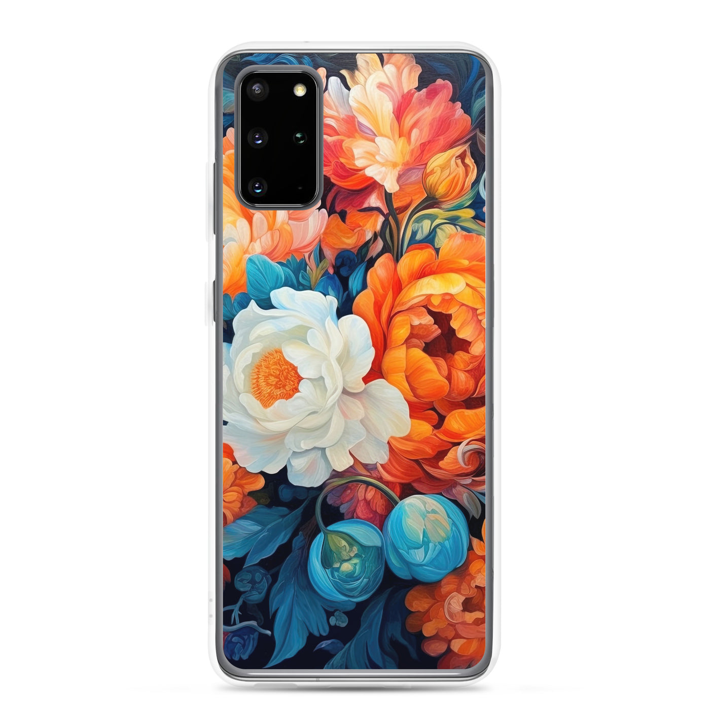 Bunte Blumen - Schöne Malerei - Samsung Schutzhülle (durchsichtig) camping xxx Samsung Galaxy S20 Plus