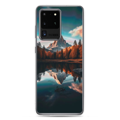 Bergsee, Berg und Bäume - Foto - Samsung Schutzhülle (durchsichtig) berge xxx Samsung Galaxy S20 Ultra