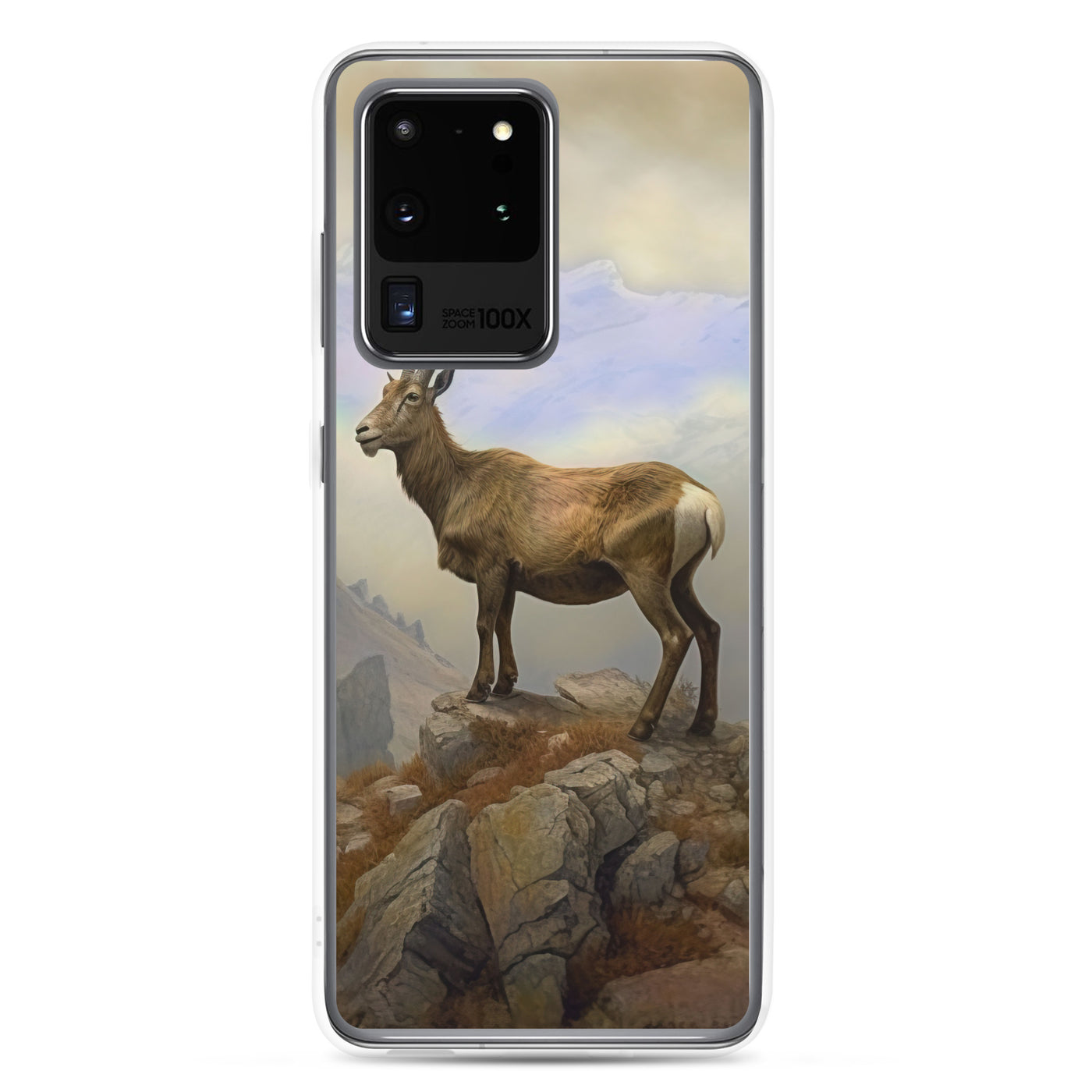 Steinbock am Berg - Wunderschöne Malerei - Samsung Schutzhülle (durchsichtig) berge xxx Samsung Galaxy S20 Ultra