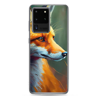 Fuchs - Ölmalerei - Schönes Kunstwerk - Samsung Schutzhülle (durchsichtig) camping xxx Samsung Galaxy S20 Ultra