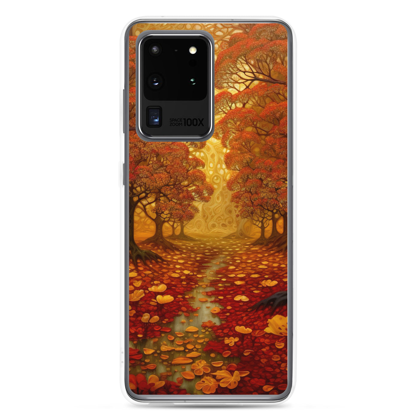 Wald im Herbst und kleiner Bach - Samsung Schutzhülle (durchsichtig) camping xxx Samsung Galaxy S20 Ultra