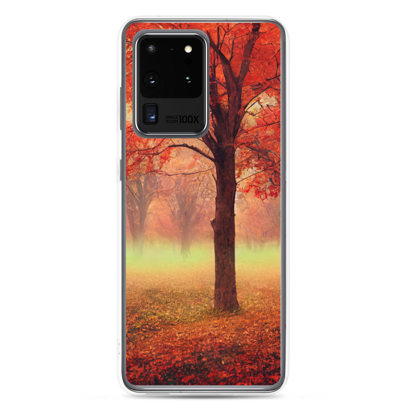 Wald im Herbst - Rote Herbstblätter - Samsung Schutzhülle (durchsichtig) camping xxx Samsung Galaxy S20 Ultra