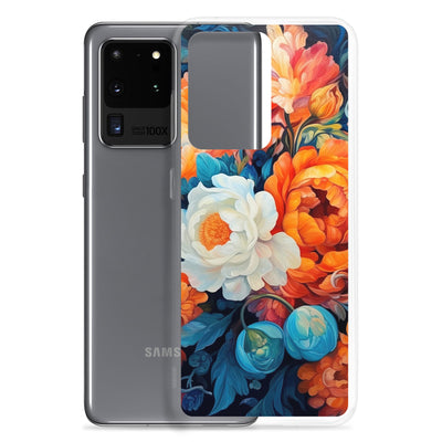 Bunte Blumen - Schöne Malerei - Samsung Schutzhülle (durchsichtig) camping xxx