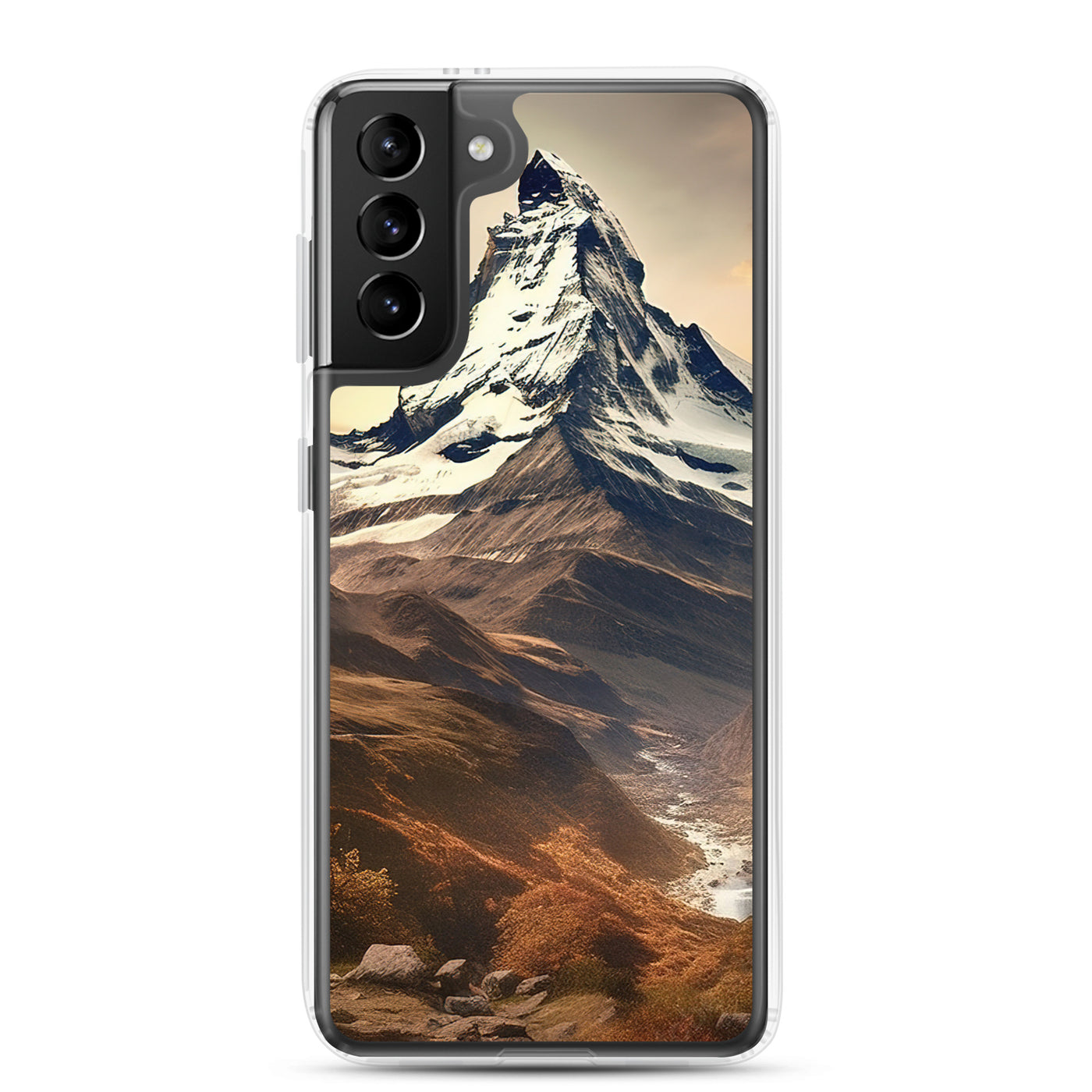 Matterhorn - Epische Malerei - Landschaft - Samsung Schutzhülle (durchsichtig) berge xxx Samsung Galaxy S21 Plus