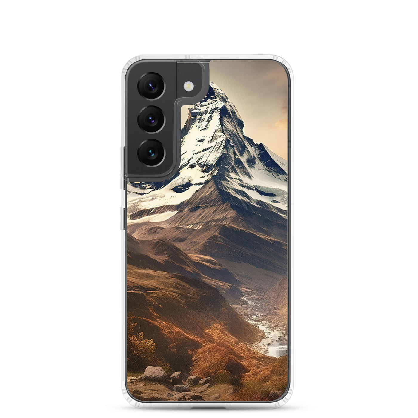 Matterhorn - Epische Malerei - Landschaft - Samsung Schutzhülle (durchsichtig) berge xxx Samsung Galaxy S22