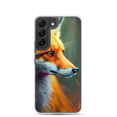 Fuchs - Ölmalerei - Schönes Kunstwerk - Samsung Schutzhülle (durchsichtig) camping xxx Samsung Galaxy S22