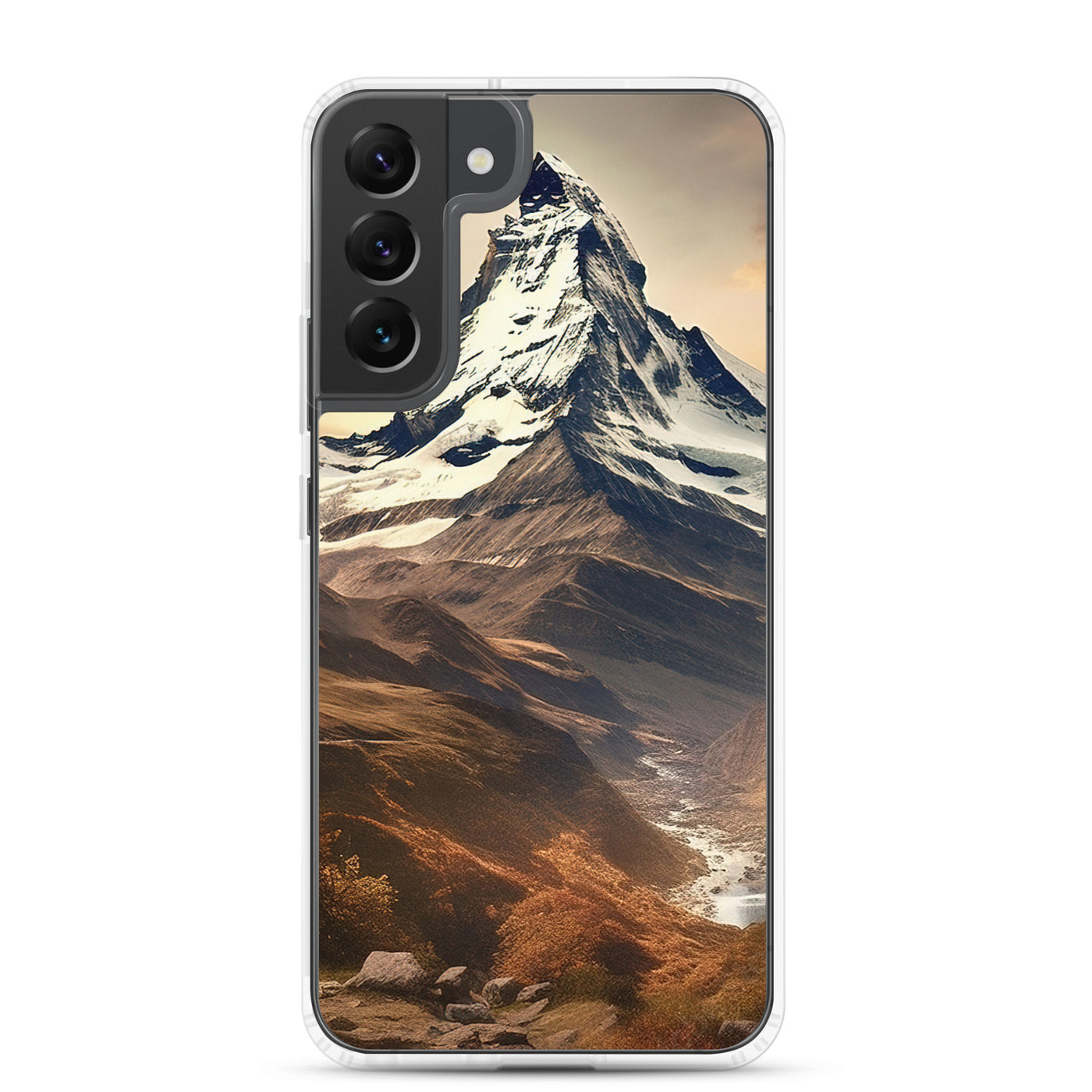 Matterhorn - Epische Malerei - Landschaft - Samsung Schutzhülle (durchsichtig) berge xxx Samsung Galaxy S22 Plus