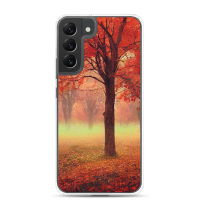 Wald im Herbst - Rote Herbstblätter - Samsung Schutzhülle (durchsichtig) camping xxx Samsung Galaxy S22 Plus