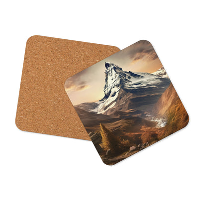 Matterhorn - Epische Malerei - Landschaft - Untersetzer berge xxx Default Title