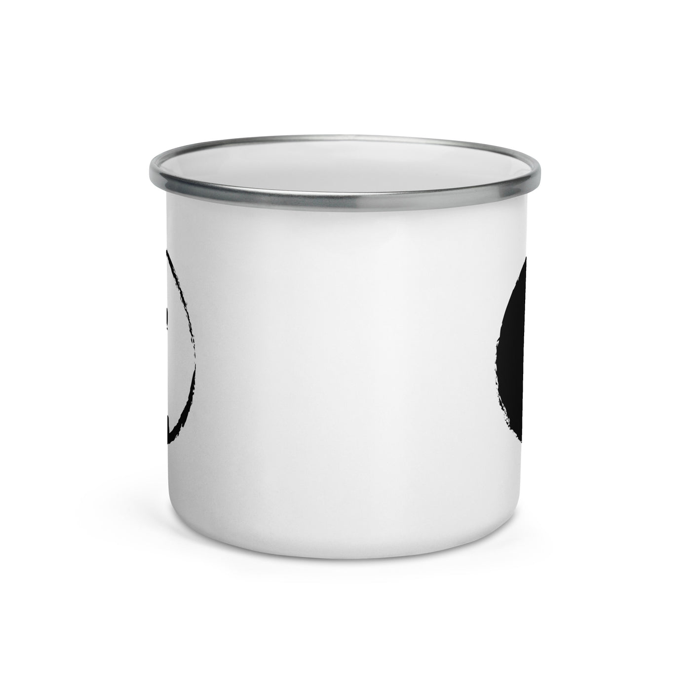 Cricle And Climbing - Emaille Tasse klettern