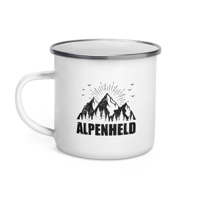 Alpenheld - Emaille Tasse berge