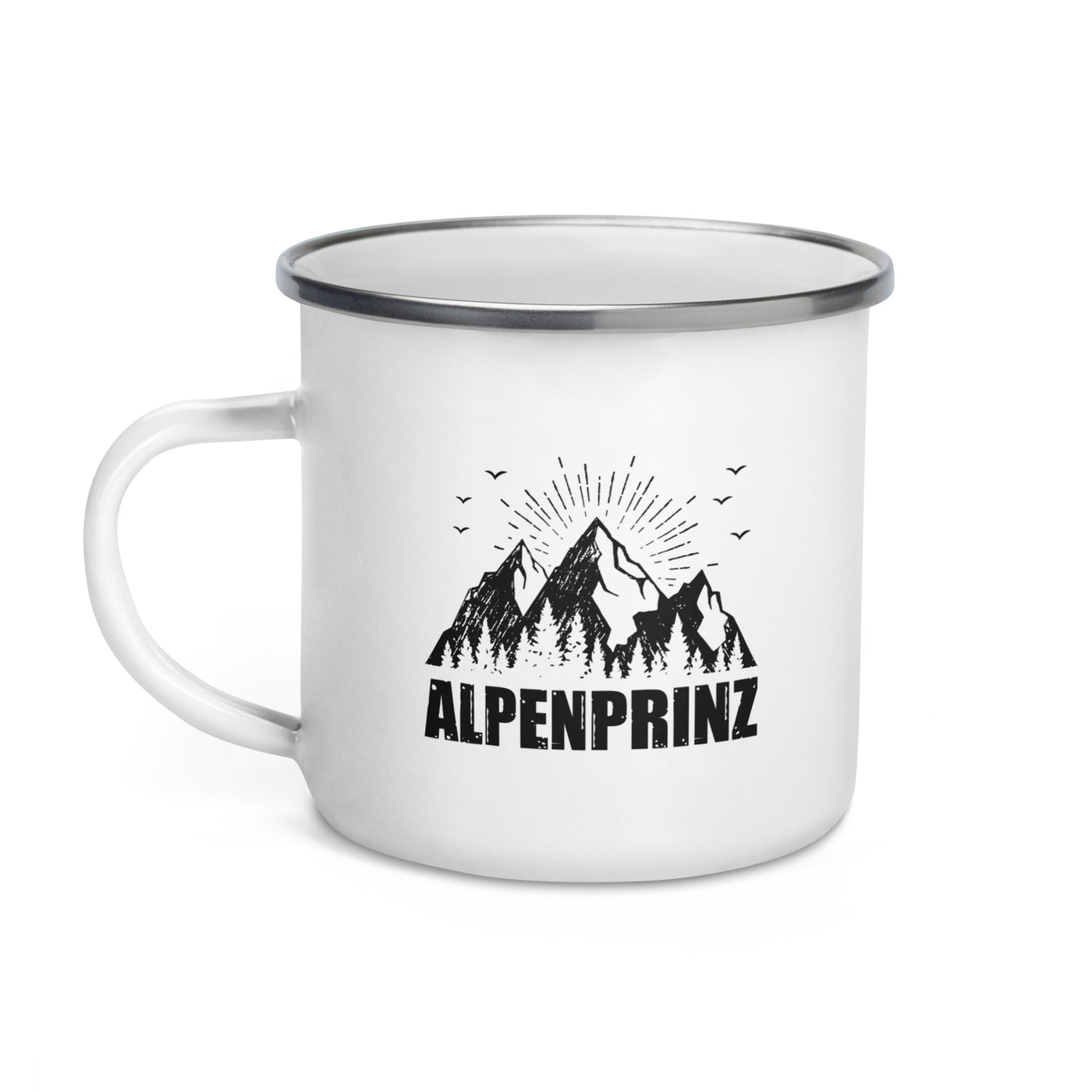 Alpenprinz - Emaille Tasse berge