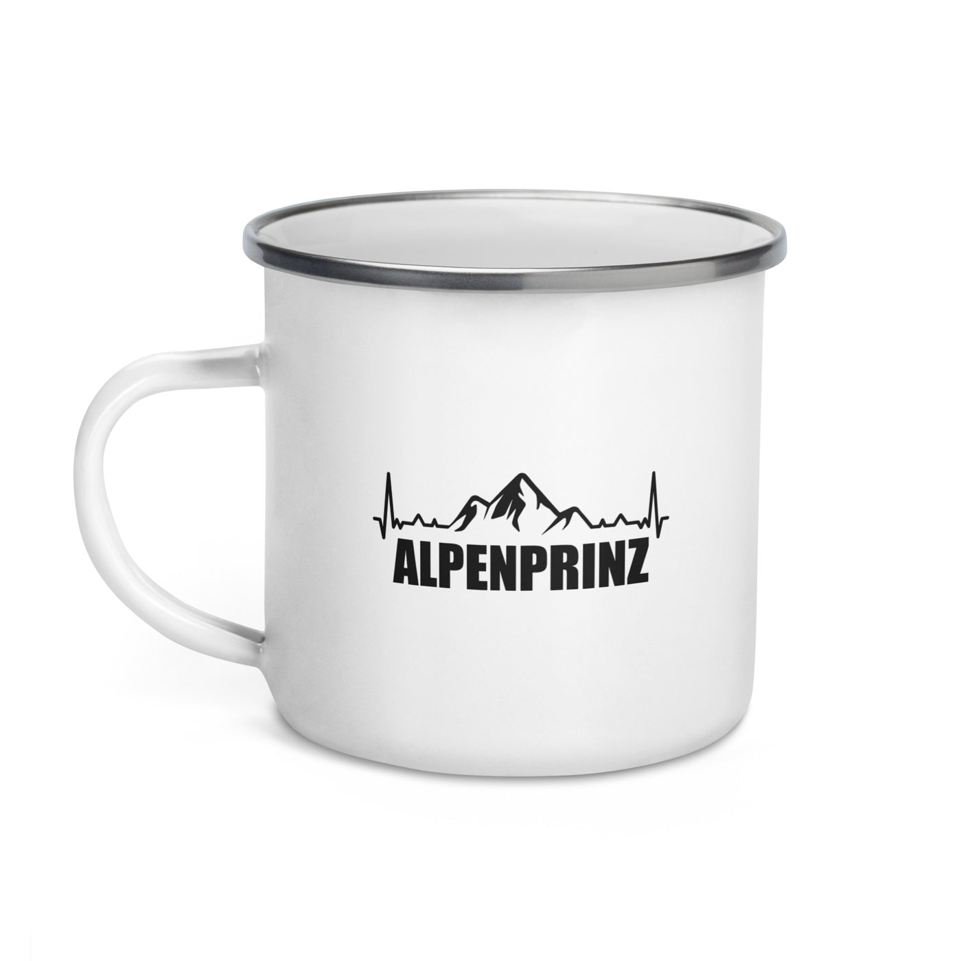 Alpenprinz 1 - Emaille Tasse berge