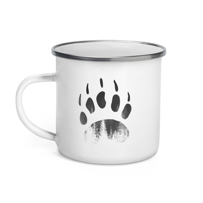 Bear - Emaille Tasse camping