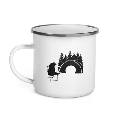 Camping - Emaille Tasse camping
