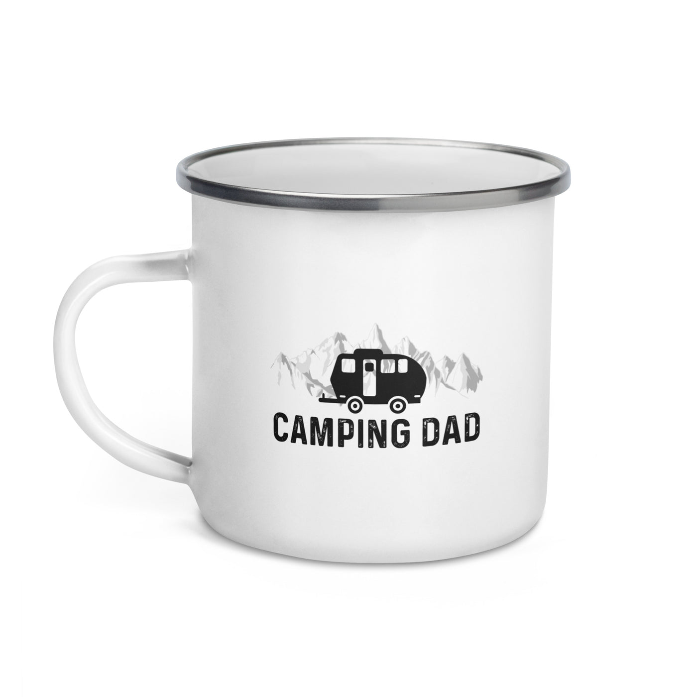 Camping Dad 1 - Emaille Tasse camping