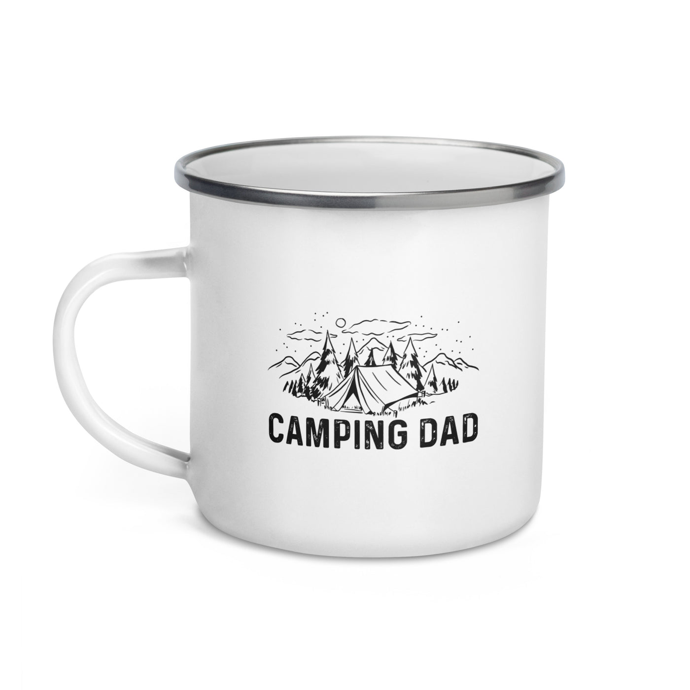 Camping Dad 2 - Emaille Tasse camping
