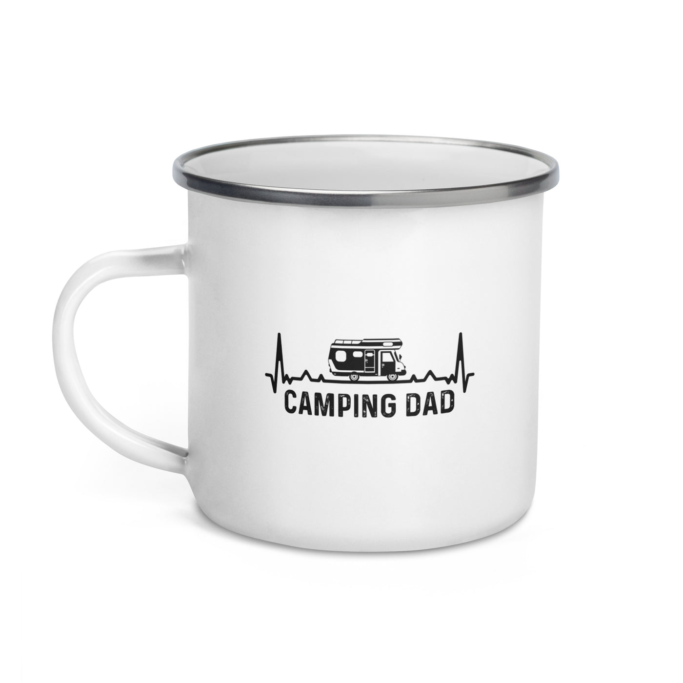 Camping Dad 3 - Emaille Tasse camping