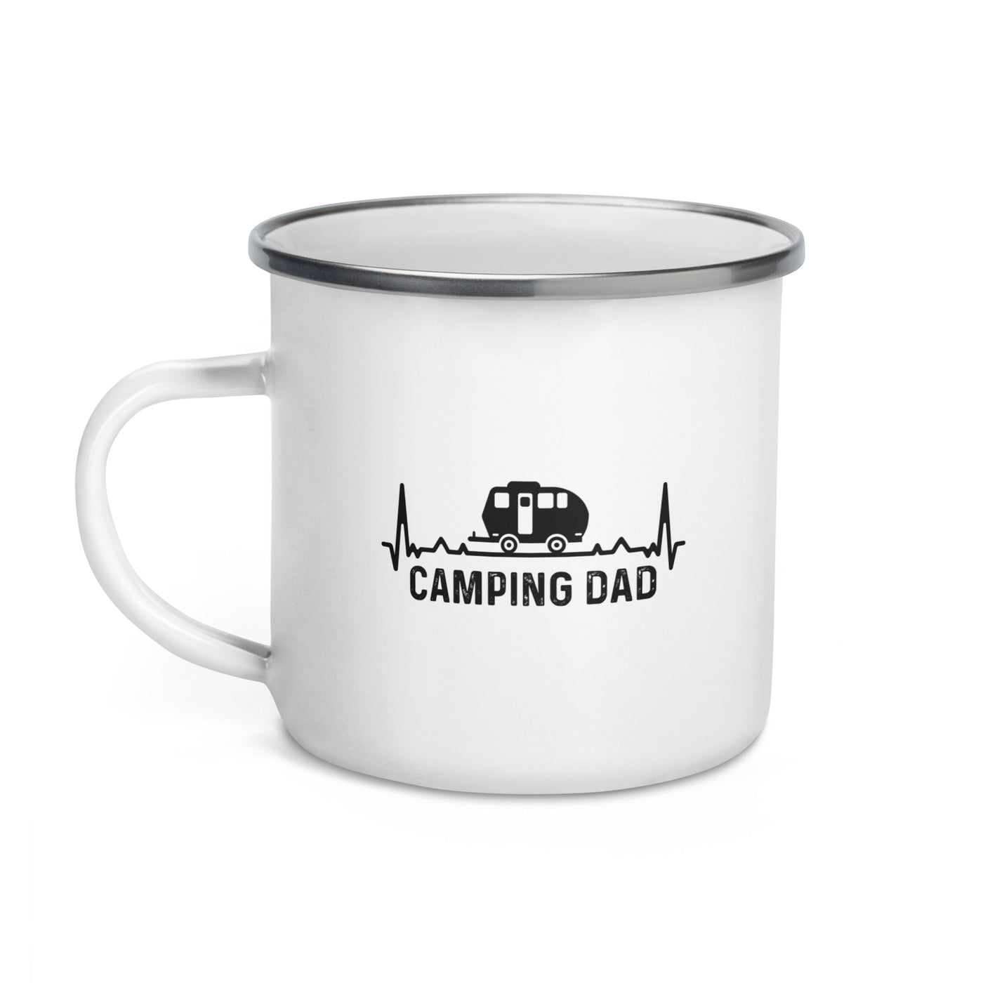 Camping Dad 4 - Emaille Tasse camping