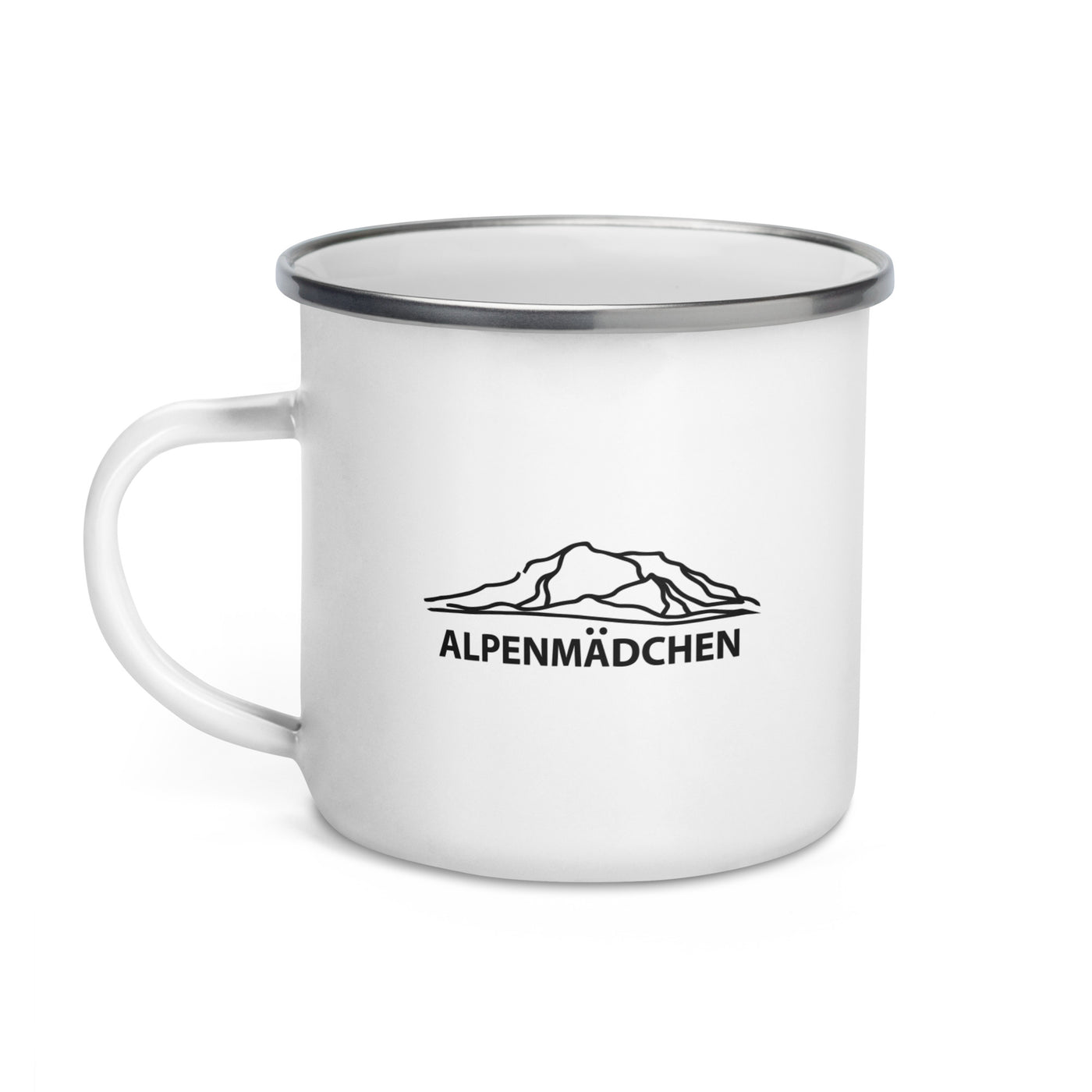 Alpenmadchen (9) - Emaille Tasse berge