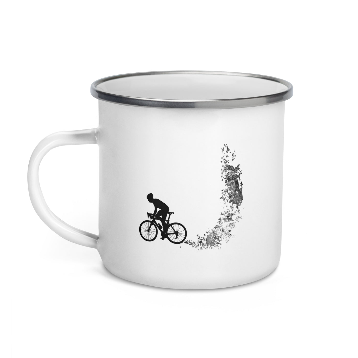 Cycling (9) - Emaille Tasse fahrrad