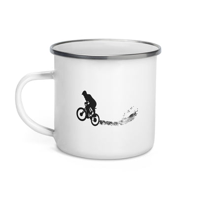 Cycling (11) - Emaille Tasse fahrrad