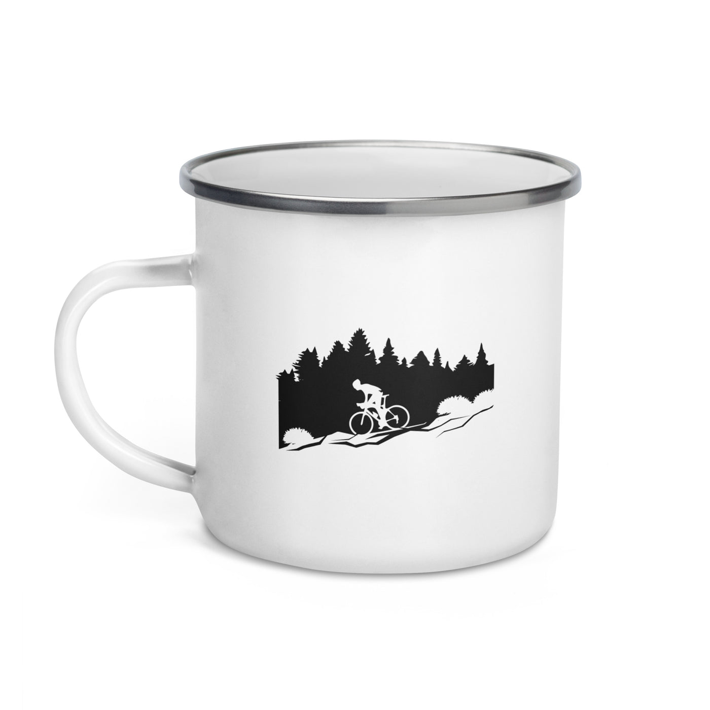 Cycling (14) - Emaille Tasse fahrrad