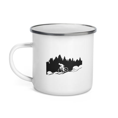Cycling - Emaille Tasse fahrrad