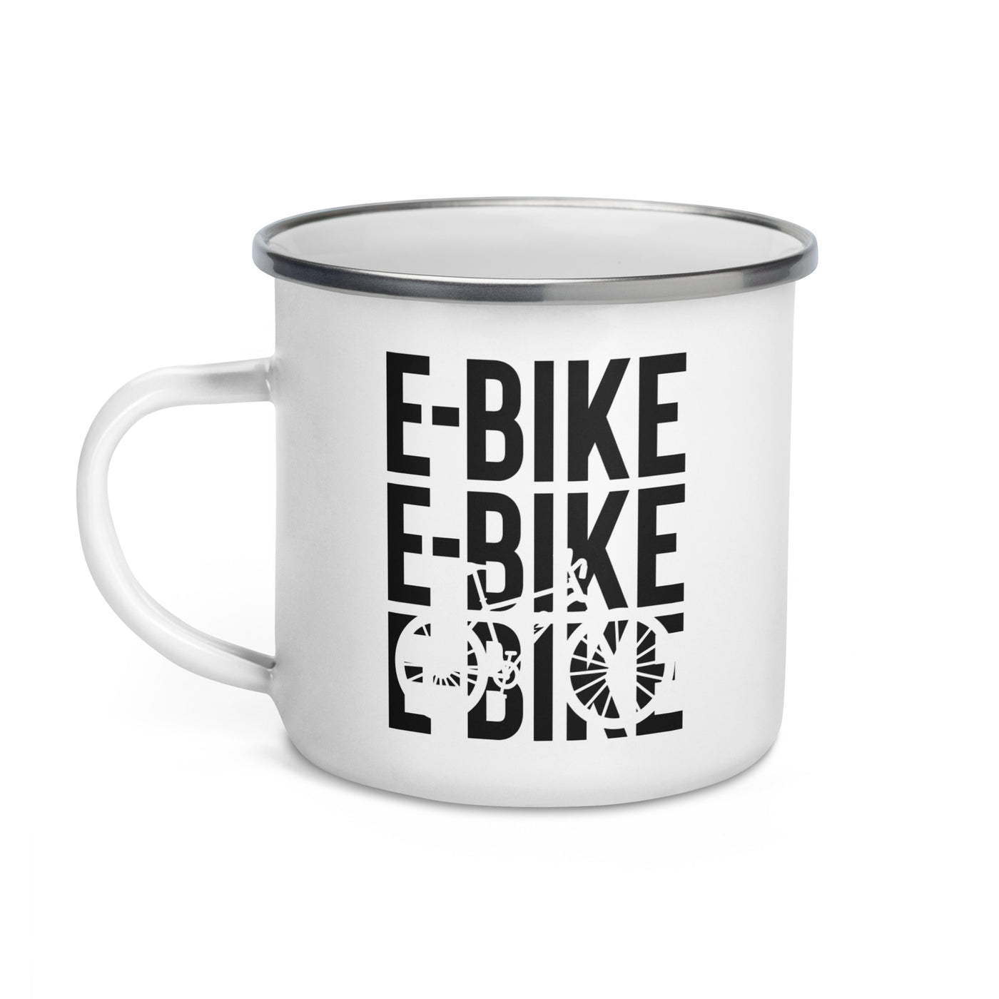 E-Bike - Emaille Tasse e-bike