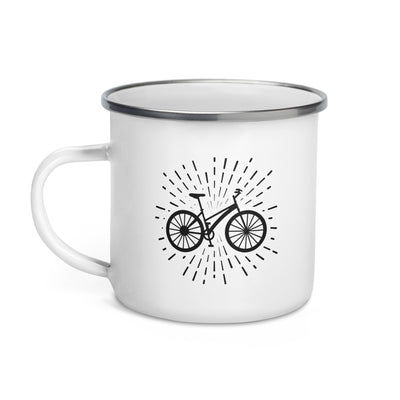 Firework And Cycling - Emaille Tasse fahrrad