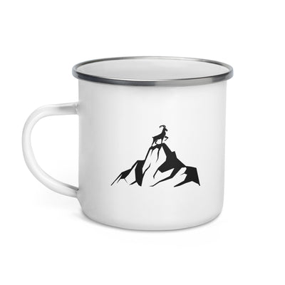 Goat - Mountain - Emaille Tasse berge